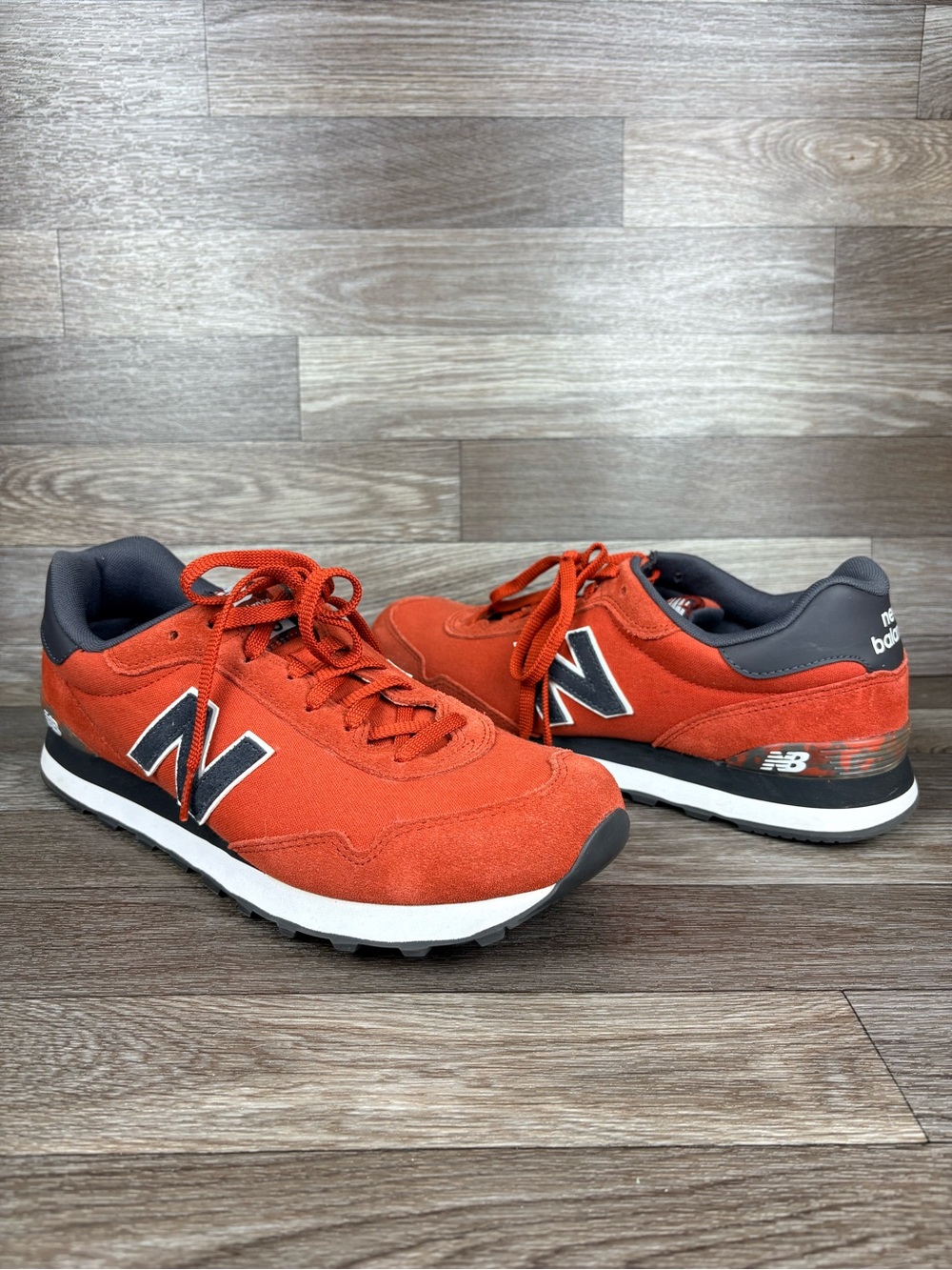 New Balance 515 ‘Red Iron’ Suede and Mesh Retro Inspired Sneakers Men’s Sz 11.5
